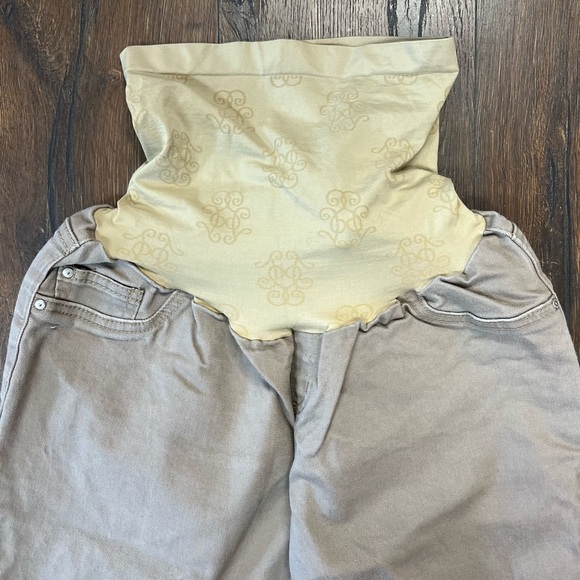 Jessica Simpson maternity crop pant SZ XL - Picture 3 of 5